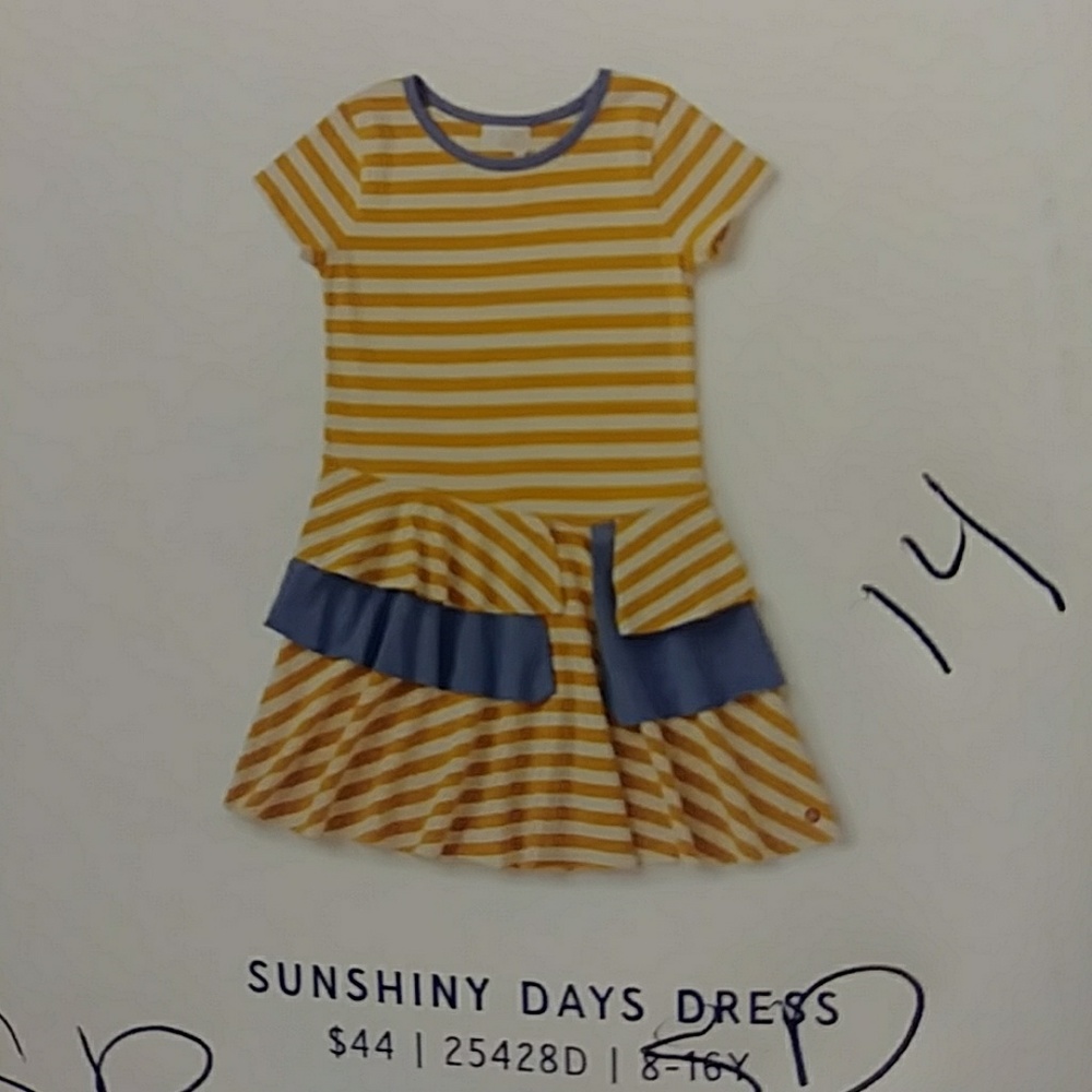 Sunshiny days dress tween 14.